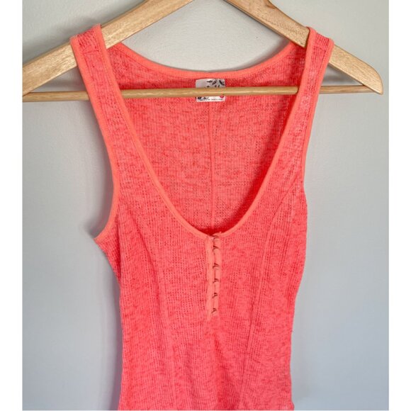 Free People Intimately Pointelle Henley Racer Tank - Picture 6 of 10